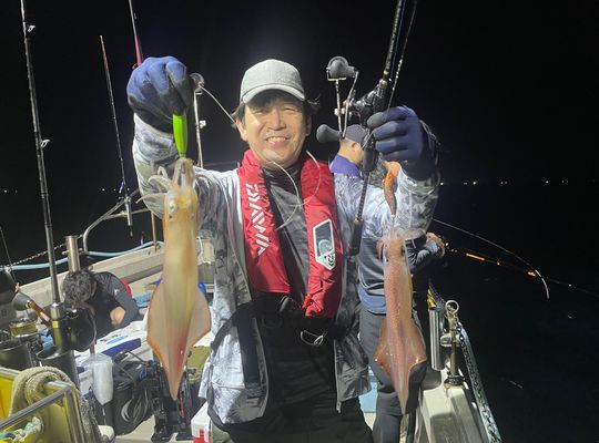 渡船よしだ屋／’２３年年９月１７日（日）　夜イカメタル船の釣果①