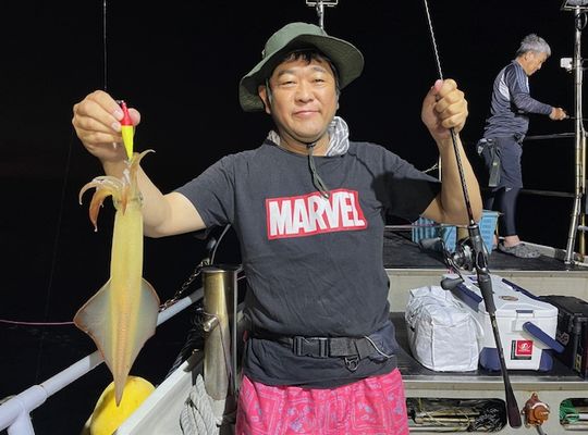 渡船よしだ屋／’２４年８月２日（金）　夜イカ釣りの釣果①