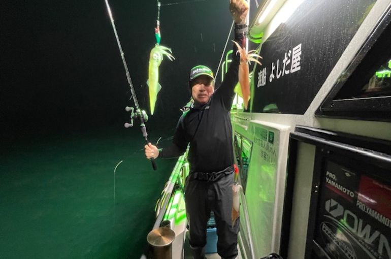 渡船よしだ屋／’２４年９月３日（火）　夜イカ釣りの釣果①