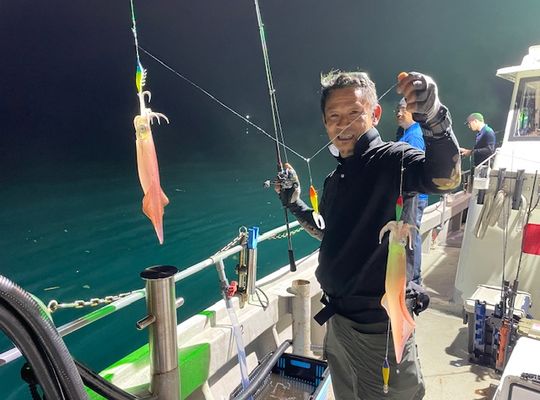 渡船よしだ屋／’２４年９月４日　夜イカ釣りの釣果①