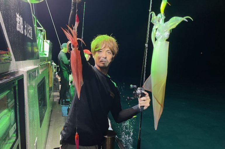 渡船よしだ屋／’２４年９月６日（金）　夜イカ釣りの釣果①