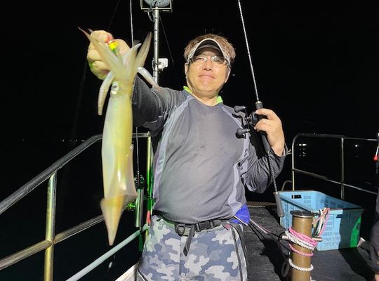 渡船よしだ屋／’２４年９月７日（土）　夜イカ釣りの釣果①