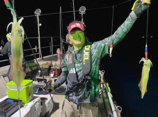 渡船よしだ屋／’２４年９月１３日（金）　夜イカ釣りの釣果①