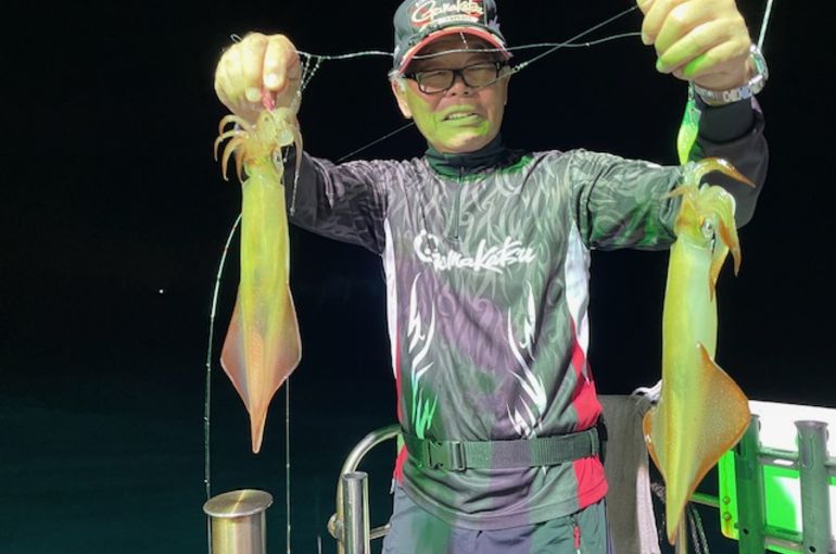 渡船よしだ屋／’２４年９月１７日（火）　夜イカ釣りの釣果①