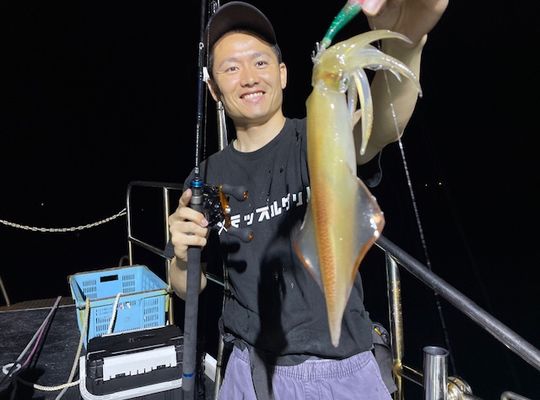 渡船よしだ屋／’２４年９月２７日（金）　夜イカ釣りの釣果①