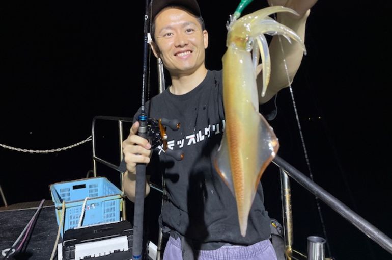 渡船よしだ屋／’２４年９月２７日（金）　夜イカ釣りの釣果①