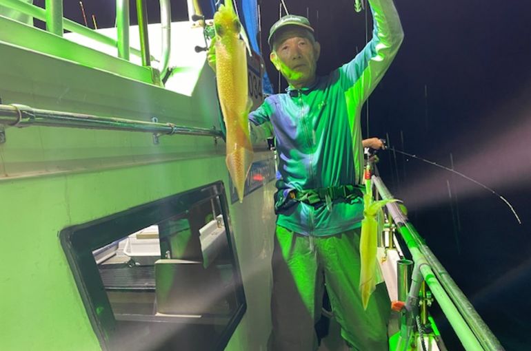 渡船よしだ屋／’２４年９月２８日（土）　夜イカ釣りの釣果①