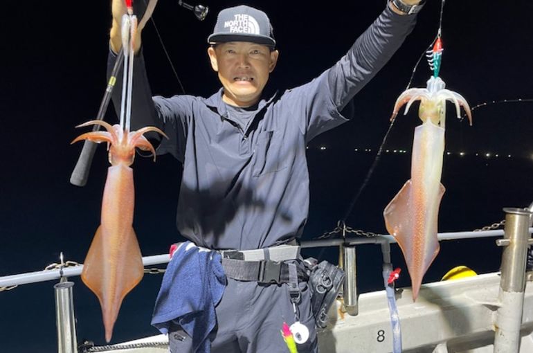 渡船よしだ屋／’２４年９月２９日（日）　夜イカ釣りの釣果①