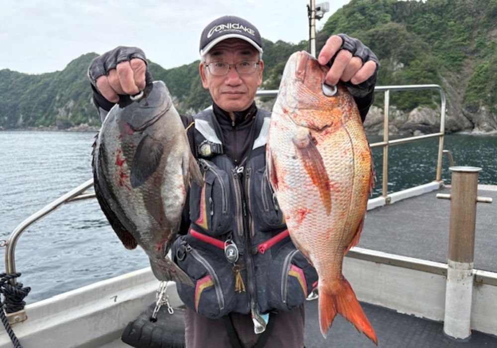 渡船よしだ屋／’２５年５月２３日（金）　磯釣りの釣果①