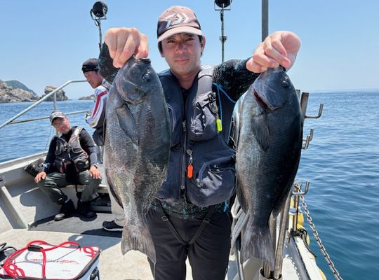 渡船よしだ屋／’２５年６月２９日（日）　磯釣りの釣果①
