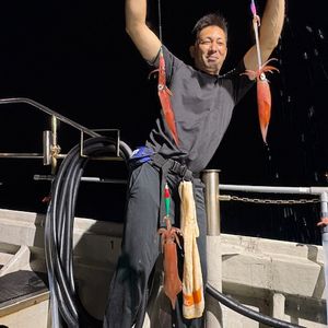 渡船よしだ屋／’２５年９月２８日（日）　夜イカ釣りの釣果①