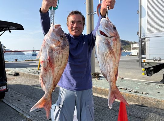渡船よしだ屋／’２６年３月１日（日）　磯釣りの釣果①