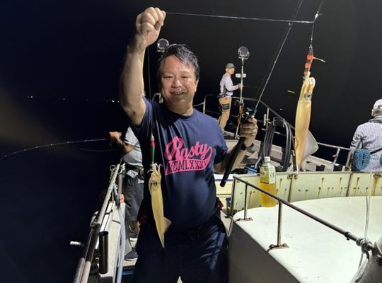 渡船よしだ屋／’２６年７月２１日（火）　夜イカ釣りの釣果①