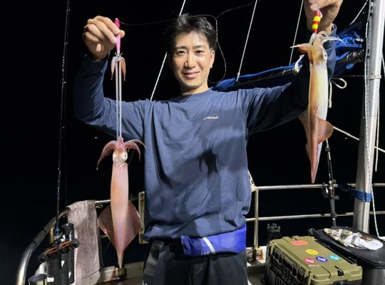 渡船よしだ屋／’２６年７月２４日（金）　夜イカ釣りの釣果①