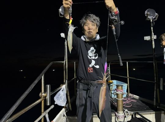 渡船よしだ屋／’２６年７月２８日（火）　夜イカ釣りの釣果①