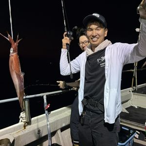 渡船よしだ屋／’２６年８月２日（日）　夜イカ釣りの釣果①