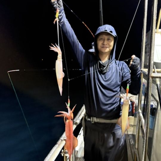 渡船よしだ屋／’２６年８月３日（月）　夜イカ釣りの釣果①