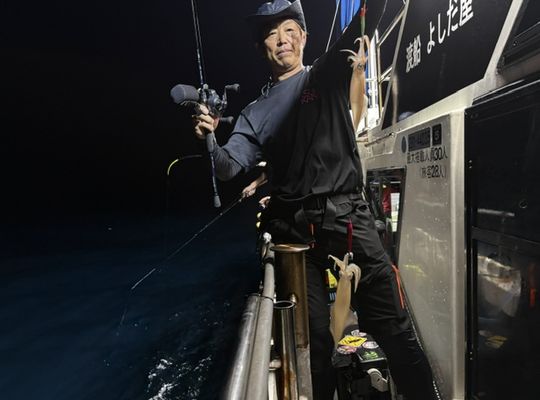 渡船よしだ屋／’２６年８月１３日（木）　夜イカ釣りの釣果①