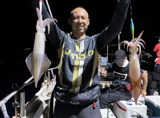 渡船よしだ屋／’２６年８月２３日（日）　夜イカ釣りの釣果①