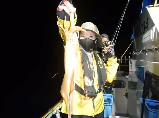 渡船 よしだ屋／９月２３日（木）　夜イカメタル船の釣果①
